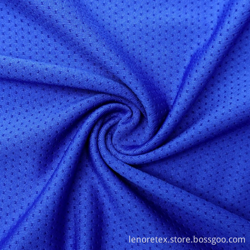 Polyester Stretch Knitted Bird Eye Sports Mesh Fabric
